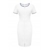 Sukienka medyczna UN2030 biała/atrament