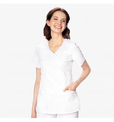 Bluza medyczna damska, FLEX ZONE FZ2053, biały